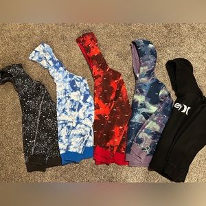 Lot of boys hoodies